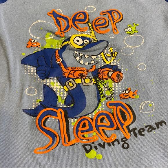 LOT of 3 Faded Glory Sleep Tees Short Sleeves Boys Size 5T - Picture 8 of 14